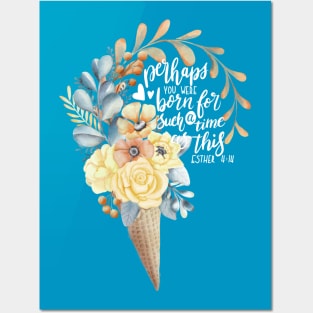 Esther 4 verse 14 Posters and Art